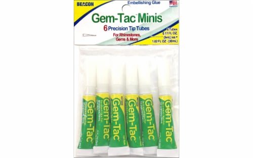 Beacon Mini Gem-Tac Tube 5ml 6/Pkg Perspective: front