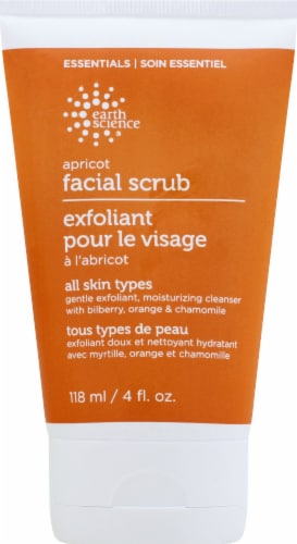 Earth Science Apricot Gentle Facial Scrub Perspective: front