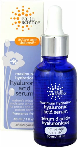 Earth Science Max Hydration Hyaluronic Acid Moisturizer Perspective: front