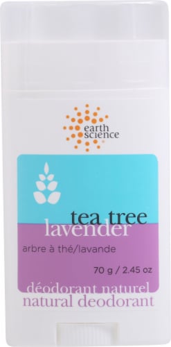 Earth Science Tea Tree Lavender Deodorant Perspective: front