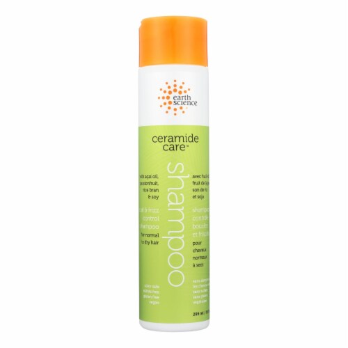 Earth Science Ceramide Care Curl and Frizz Control Shampoo - 10 FL oz. Perspective: front