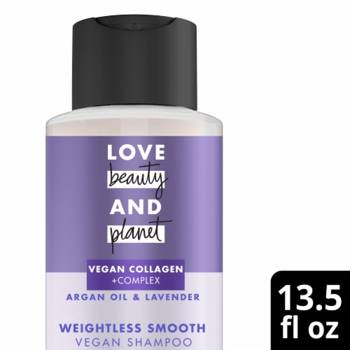 Love Beauty and Planet Sulfate-Free Smooth & Serene Argan Oil & Lavender Shampoo for Frizz Control