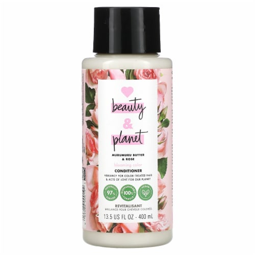 Love Beauty and Planet Blooming Color Murumuru Butter & Rose Biodegradable Conditioner Perspective: front