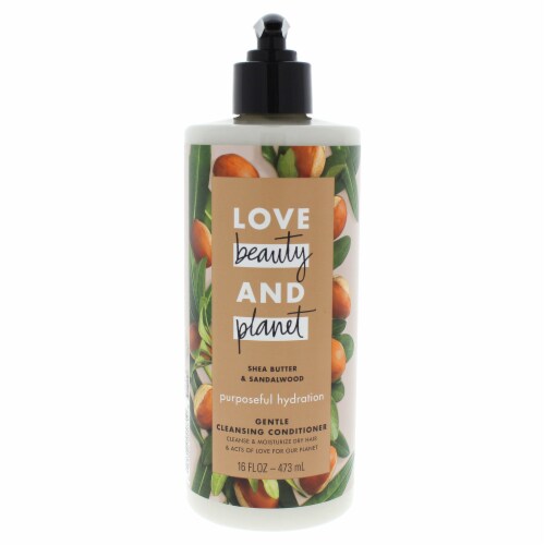 Love Beauty and Planet Shea Butter and Sandalwood Conditioner 16 oz Perspective: front