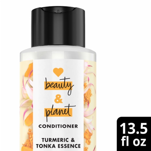 Love Beauty & Planet Prevent & Preserve Turmeric & Tonka Essence Conditioner Perspective: front