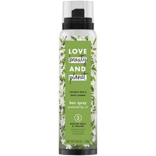 Love Beauty & Planet Coconut Milk & White Jasmine Hair Spray Perspective: front