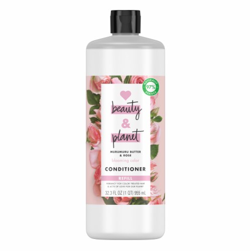 Love Beauty & Planet Silicone-Free Murumuru Butter & Rose Conditioner Perspective: front