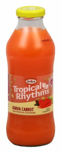 Grace® Tropical Rhythms® Guava Carrot Juice Perspective: front