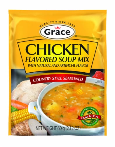 Grace Country Style Seasoned Chicken Flavored Soup Mix Perspective: front