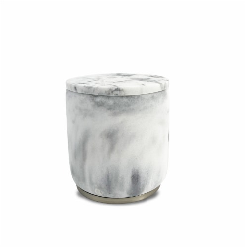 Splash Home Marble Satin Nickel Bath Accessories Perspective: front