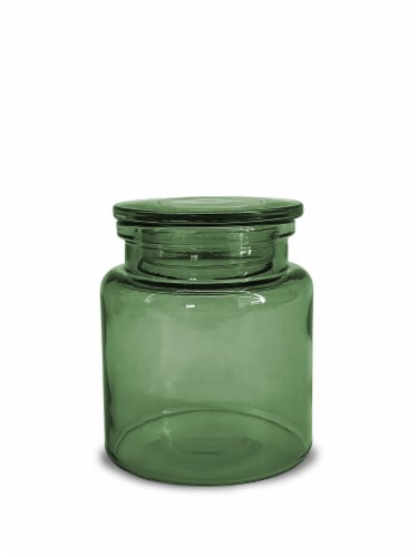 Splash Home Ponta Glass Jar - Green, 1 ct - Kroger