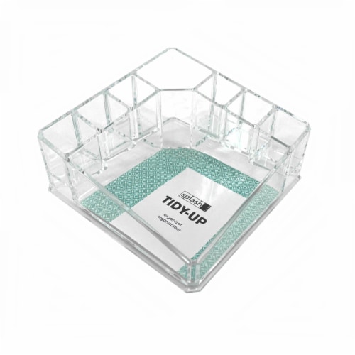 Splash Home Clear Evelyn Acrylic Organizer Perspective: front