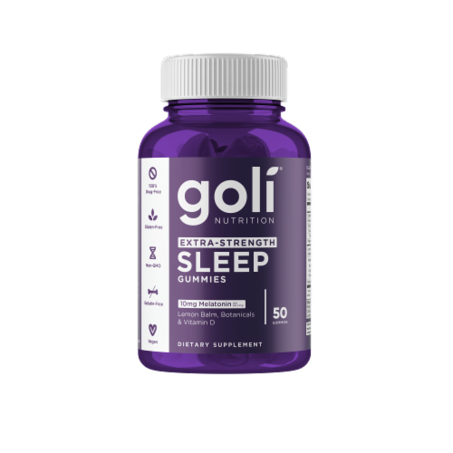 Goli Nutrition® Extra Strength Sleep Melatonin Gummies 10 mg Perspective: front