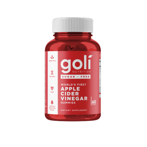 Goli® Nutrition Apple Cider Vinegar Zero Sugar Gummies Perspective: front
