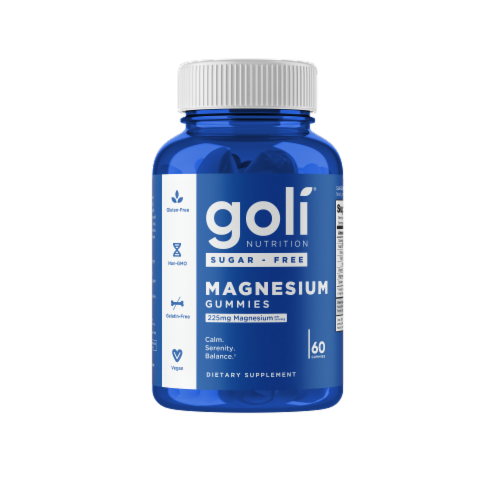 Goli® Nutrition Sugar-Free Magnesium Gummies Perspective: front