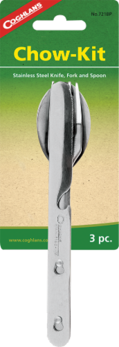 Coghlans 3-Piece Stainless Chow Kit Perspective: front