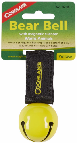 Coghlan's Magnetic Bear Bell - Yellow Perspective: front