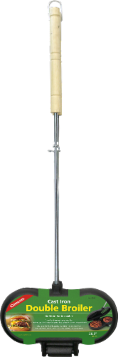 Coghlan's Cast Iron Double Broiler Perspective: front