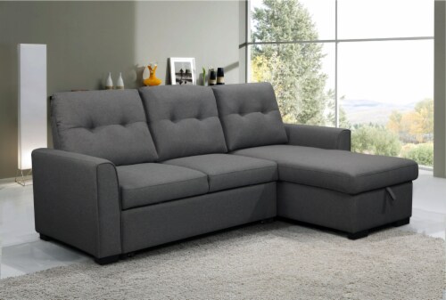 Primo International Sleeper Sectional with Pullout Bed Perspective: front