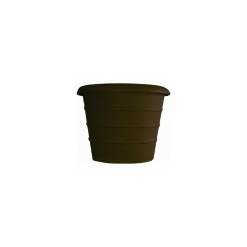 HC MSA12001E21 12 in. Planter Marina - Chocolate Perspective: front