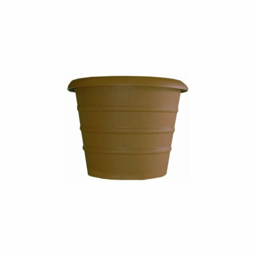 HC  20 in. Chocolate Marina Planter Perspective: front