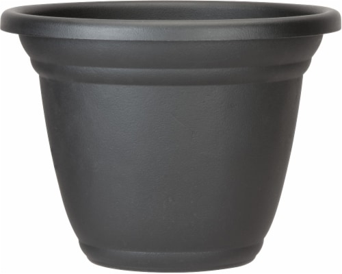 The HC Companies Mojave Planter - Black Perspective: front