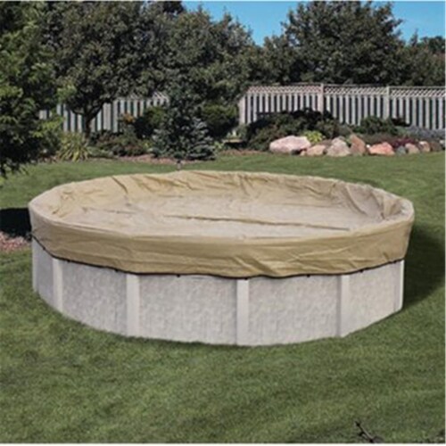 Hinspergers AK15R4 15 ft. Armor Kote Durable Ground Winter Cover - Round Perspective: front