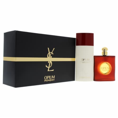 Yves Saint Laurent Opium 3oz EDT Spray 6.7oz Body Moisturizer 2 Pc Gift Set 2 Pc Gift Set Dillons Food Stores