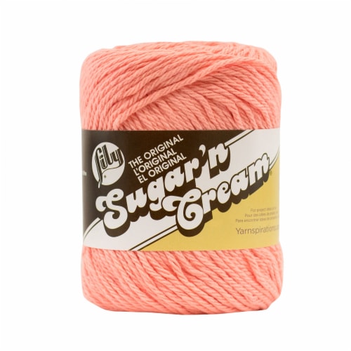 Lily Sugar N Cream yarn - Tea Rose Perspective: front