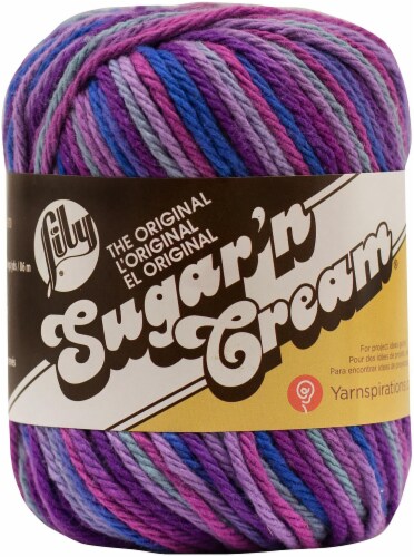 Lily Sugar'n Cream Yarn - Jewels Perspective: front