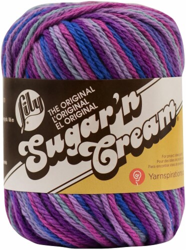 Lily Sugar N Cream Swimming Pool 100% Cotton Yarn, 2 Oz, Gauge 4