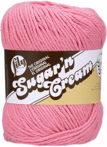 Lily Sugar'n Cream Yarn - Solids Super Size-Rose Pink, 1 count - King  Soopers