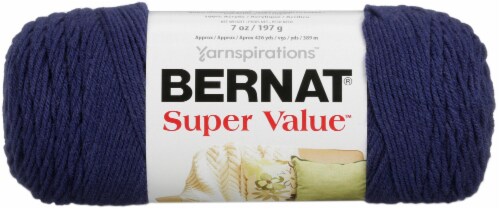 Bernat Super Value Solid Yarn Denim Heather 1 count Jay C Food