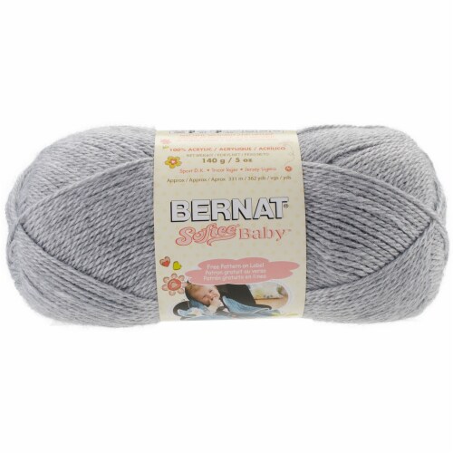 Bernat Softee Baby Yarn - Solids-Flannel, 1 count - Gerbes Super Markets