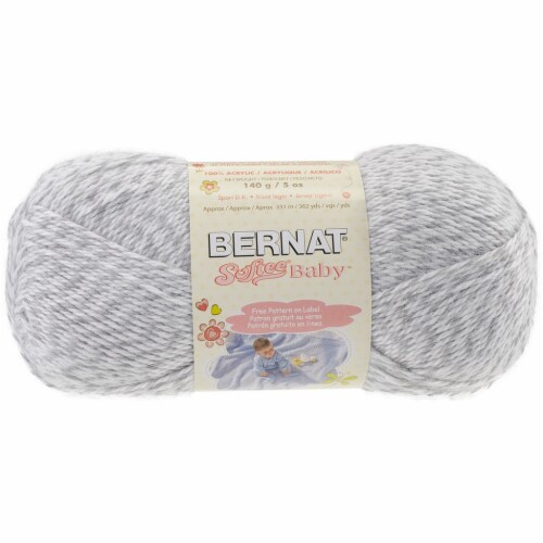 Bernat Softee Baby Yarn - Solids-Grey Marl, 1 count - Kroger