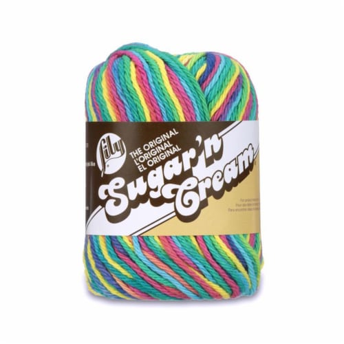 Lily® Sugar'n Cream Yarn - Psychedelic Perspective: front