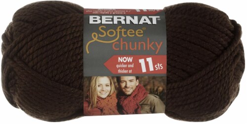 Bernat Softee Chunky Yarn Black Full 100g Each Ship for sale online