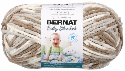 Bernat Baby Blanket Big Ball Yarn Little Sand Castles 1 count