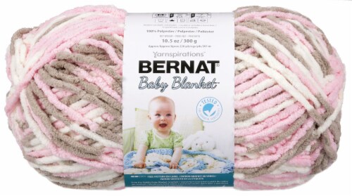 Bernat Blanket Big Ball Yarn-Blush Pink 