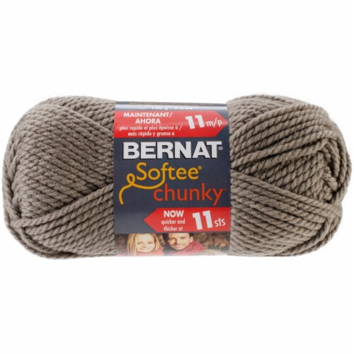 Bernat Softee Chunky Yarn-Taupe Grey, 1 count - Kroger