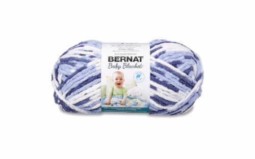 Bernat baby blanket yarn blue sales