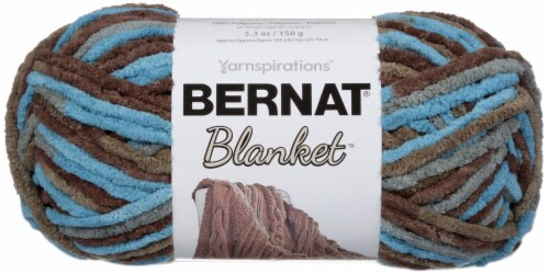 Bernat Blanket Brights Big Ball Yarn-Red, White & Boom Variegated, 1 count  - Kroger