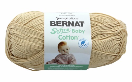 Bernat Softee Baby Cotton Yarn 120gm Sand, 1 - Fry's Food Stores