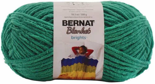 Larger size blanket in super soft Bernat Blanket Brights!