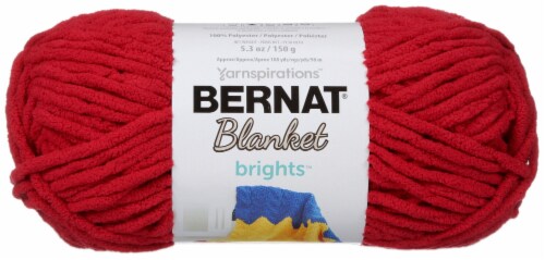 Bernat Blanket Brights Big Ball Yarn Racecar Red