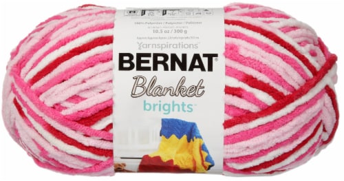 Bernat Blanket Brights Big Ball Yarn-Raspberry Ribbon Variegated, 1 count -  Fry's Food Stores