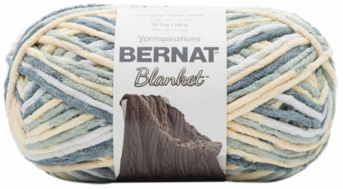 Bernat Blanket Big Ball Yarn Vintage, White, 10.5 oz