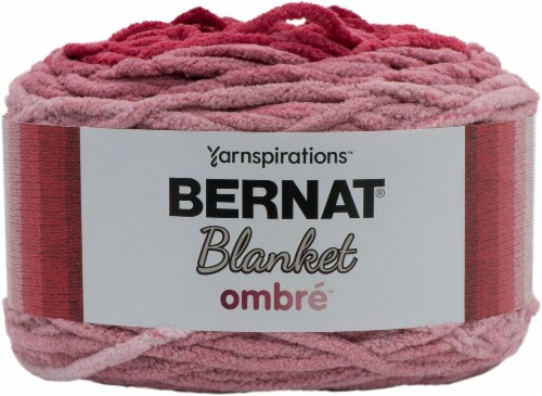 Bernat Blanket Ombre Yarn-Dusty Rose Ombre