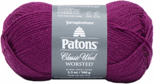 Patons Classic Wool Yarn-Amaranth Perspective: front