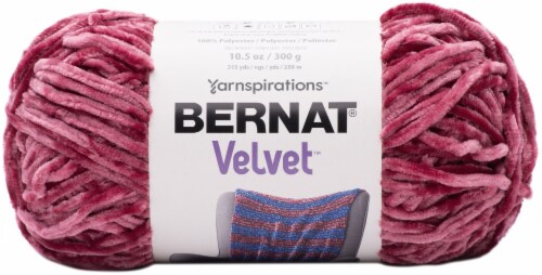 Bernat Velvet Yarn-Pomegranate, 1 count - Gerbes Super Markets